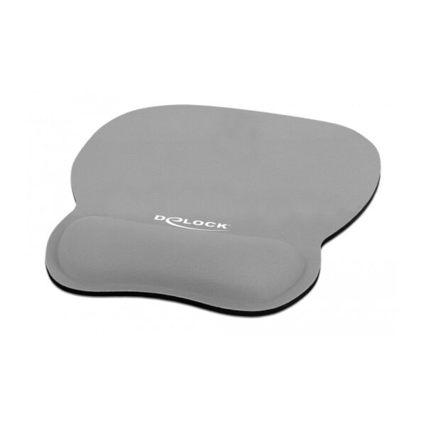 DELOCK Mousepad 12698 με στήριγμα καρπού, 245x206 mm